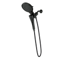 MOEN 220C3BL Verso Combination Shower with Infiniti Dial - Matte Black