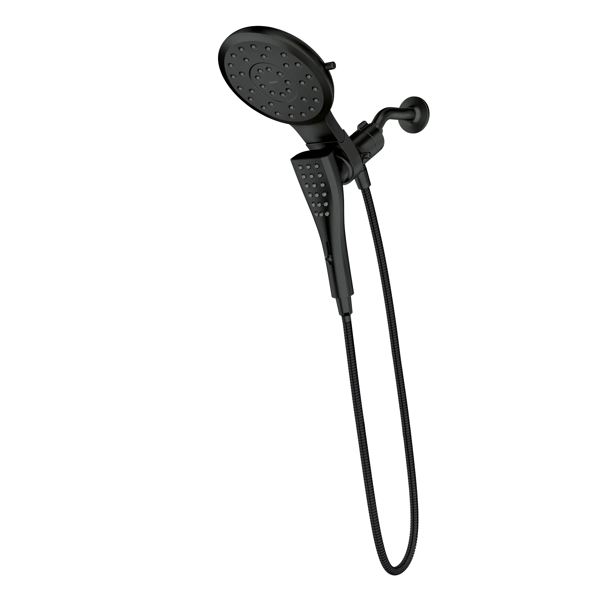 MOEN 220C3BL Verso Combination Shower with Infiniti Dial - Matte Black