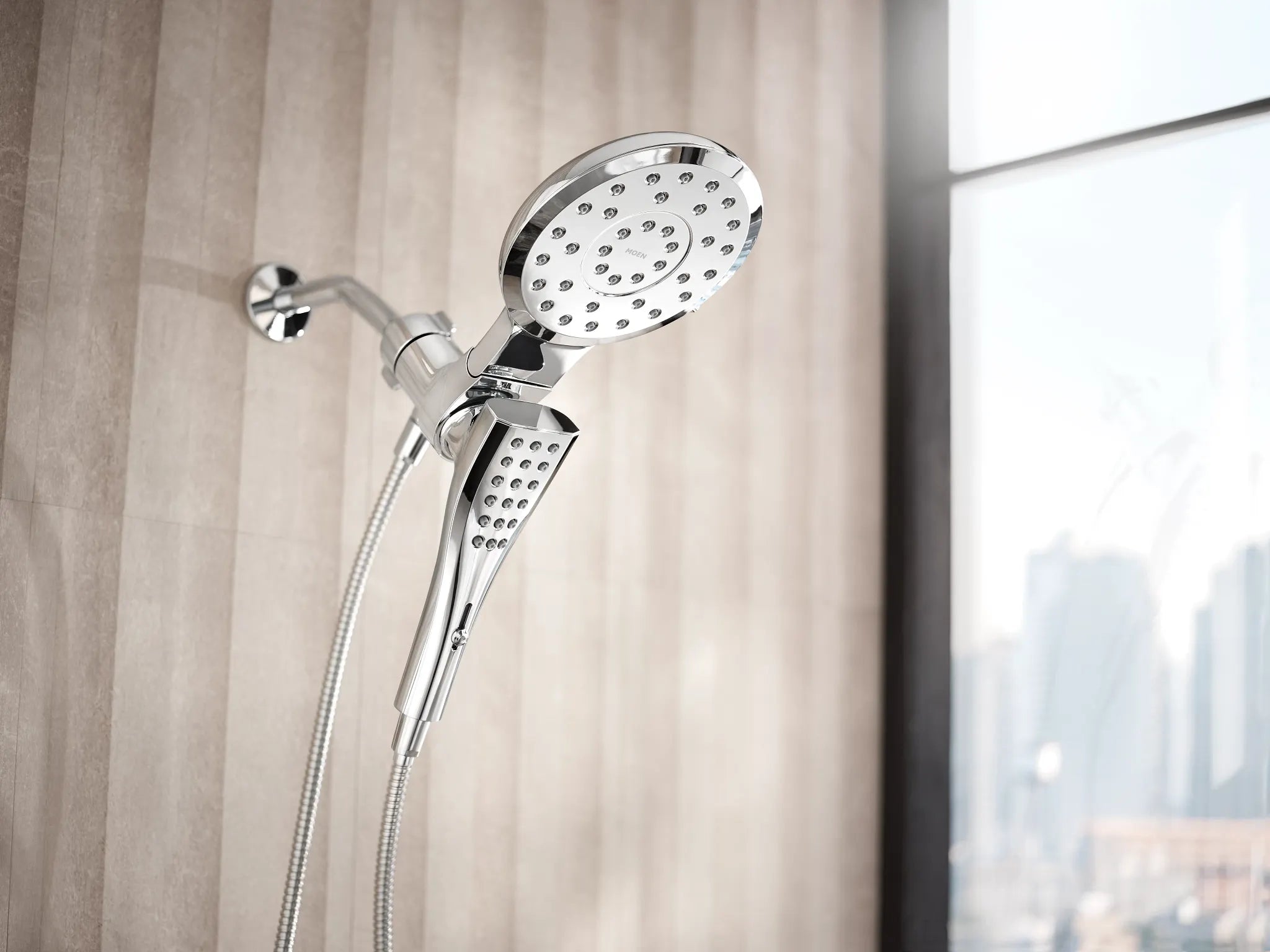 MOEN 220C3 Verso Combination Shower with Infiniti Dial - Chrome