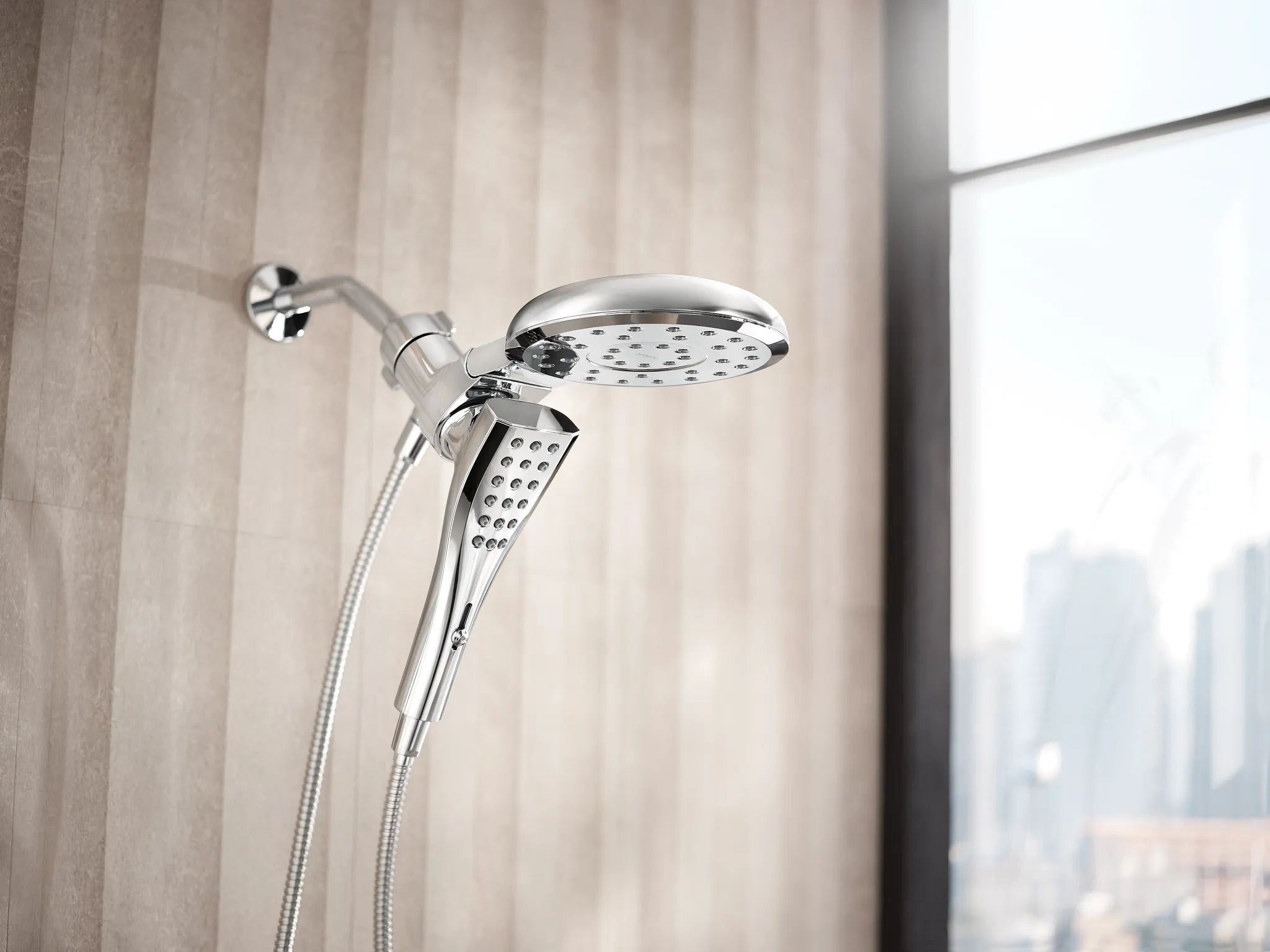 MOEN 220C3 Verso Combination Shower with Infiniti Dial - Chrome