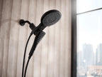 MOEN 220C3BL Verso Combination Shower with Infiniti Dial - Matte Black