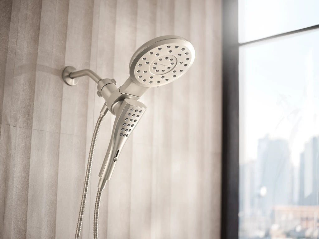 MOEN 220C3BN Verso Combination Shower with Infiniti Dial - Brushed Nickel