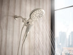 MOEN 220C3BN Verso Combination Shower with Infiniti Dial - Brushed Nickel