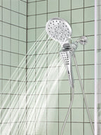 MOEN 220C2  Eight-Function 7" Diameter Spray Head Standard With Handshower In Chrome