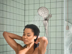 MOEN 220C2SRN  Eight-Function 7" Diameter Spray Head Standard With Handshower In Spot Resist Brushed Nickel