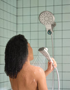 MOEN 220C2SRN  Eight-Function 7" Diameter Spray Head Standard With Handshower In Spot Resist Brushed Nickel