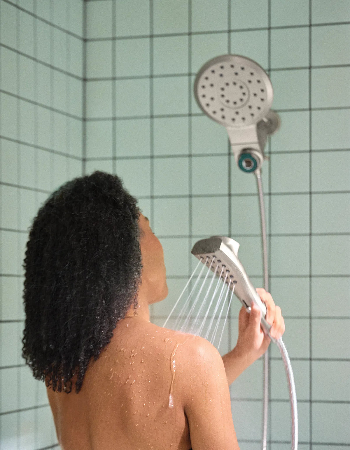 MOEN 220C2SRN  Eight-Function 7" Diameter Spray Head Standard With Handshower In Spot Resist Brushed Nickel