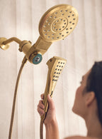 MOEN 220C3BG Verso Combination Shower with Infiniti Dial - Brushed Gold