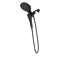MOEN 220C3EPBL Verso Eco-Performance Combination Shower with Infiniti Dial - Matte Black