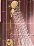 MOEN 220C5BG Verso Combination Shower with Infiniti Dial - Brushed Gold