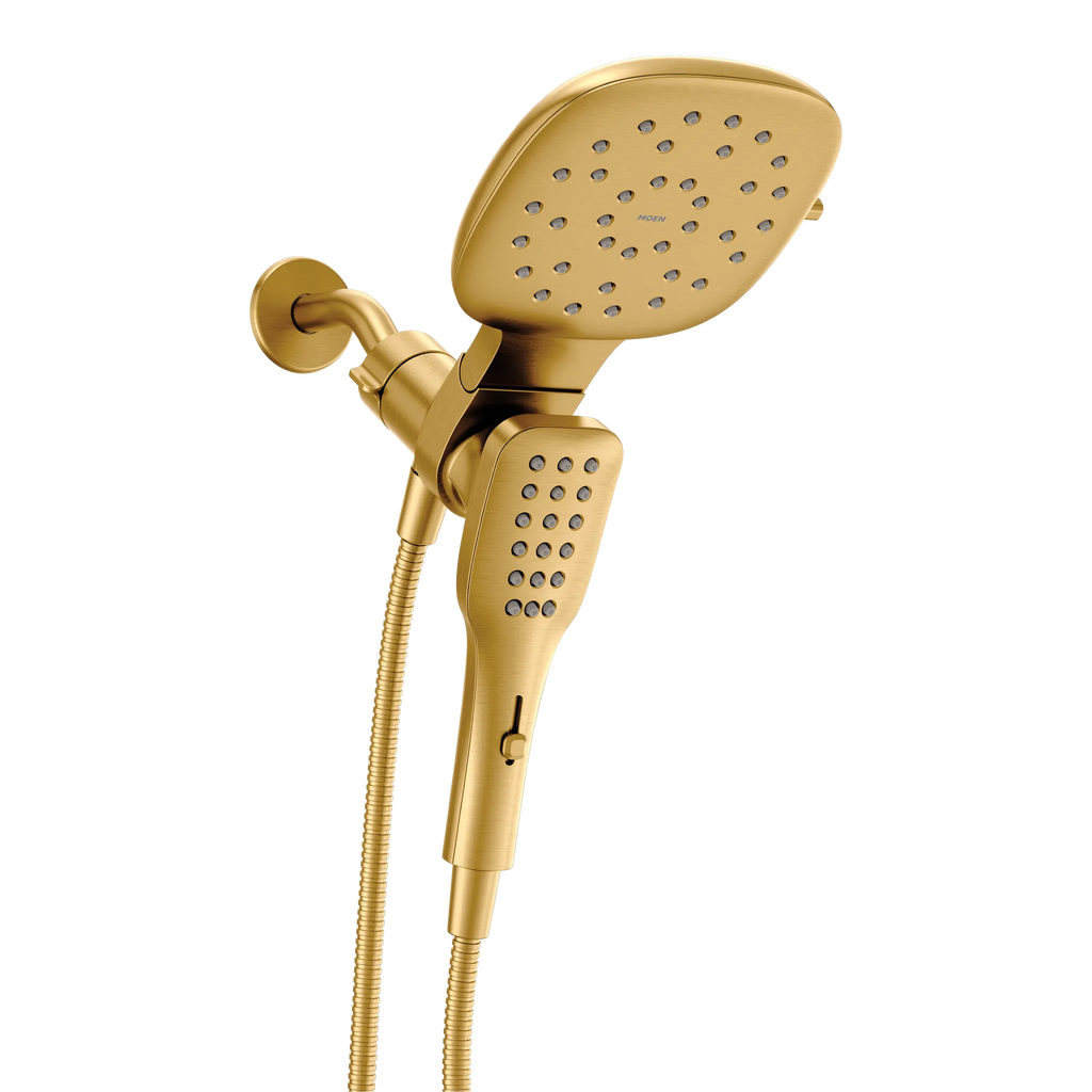 MOEN 220C5BG Verso Combination Shower with Infiniti Dial - Brushed Gold