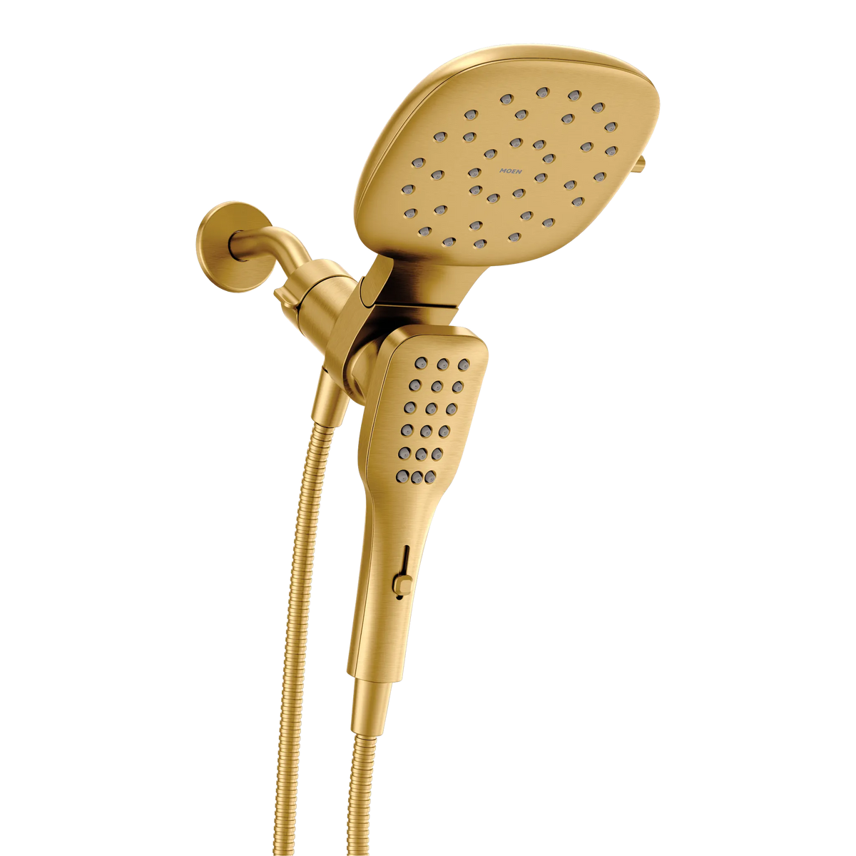 MOEN 220C5EPBG Verso Eco-Performance Combination Shower with Infiniti Dial - Brushed Gold