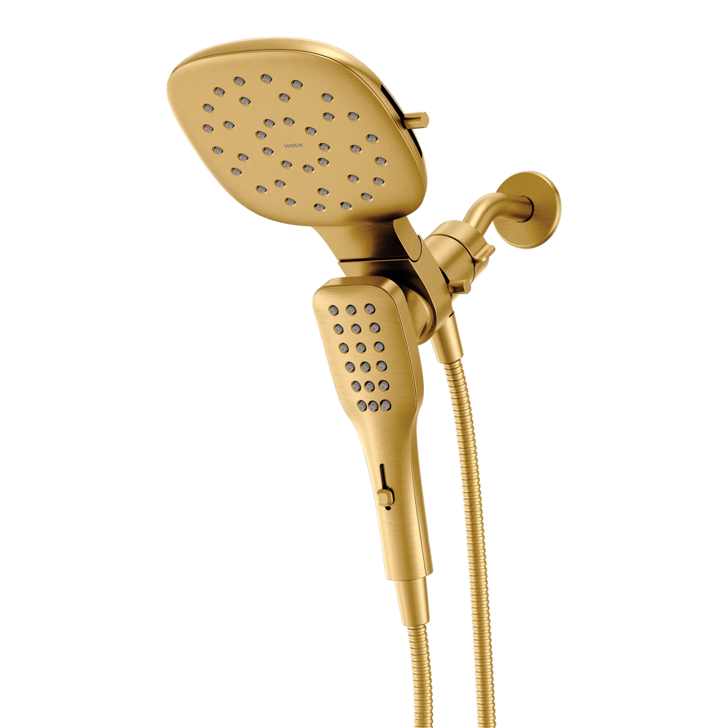 MOEN 220C5BG Verso Combination Shower with Infiniti Dial - Brushed Gold