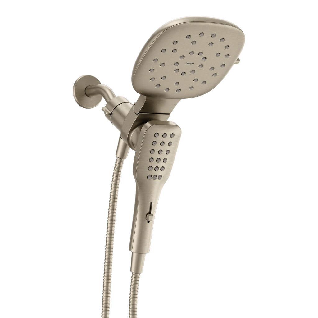 MOEN 220C5EPBN Verso Eco-Performance Combination Shower with Infiniti Dial - Brushed Nickel