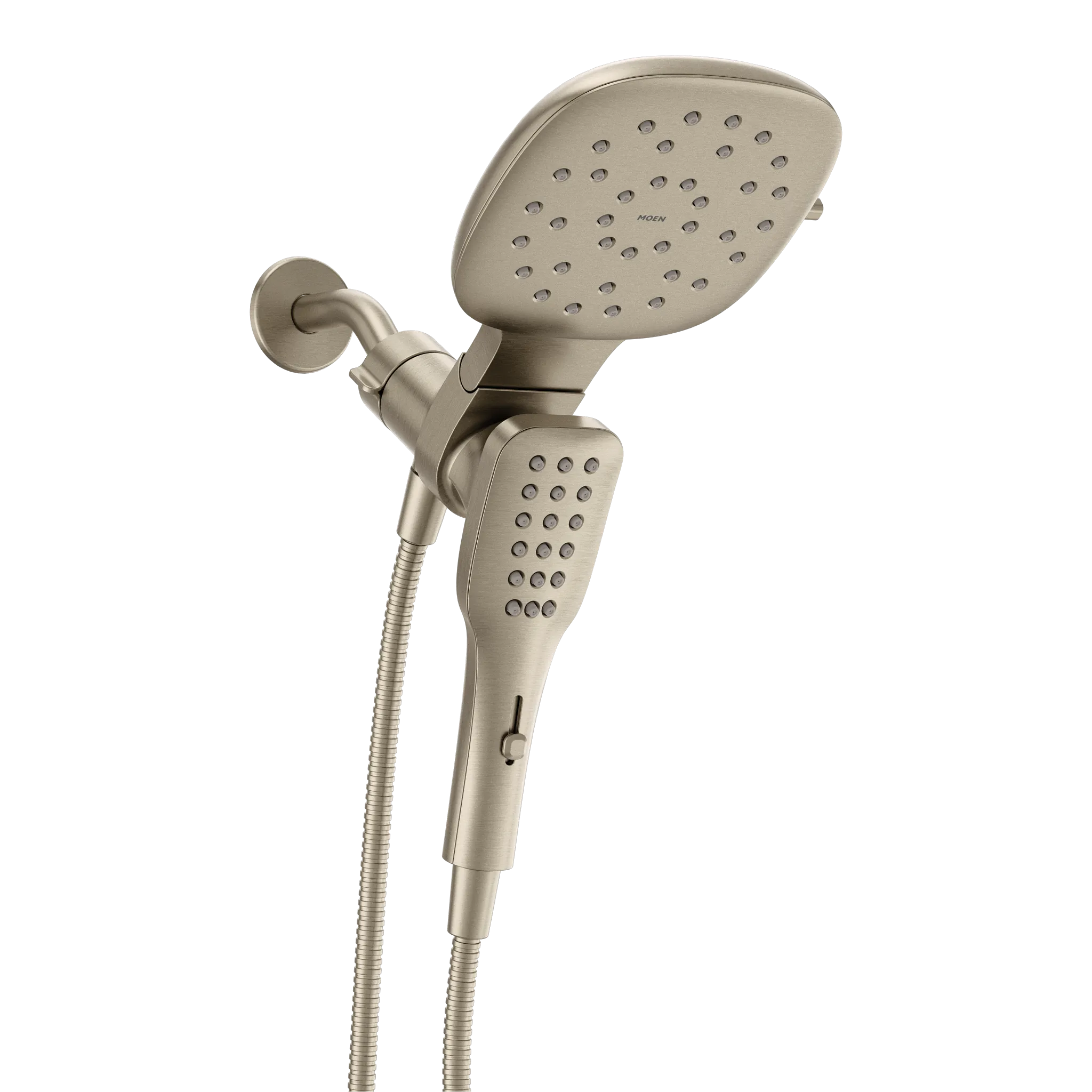 MOEN 220C5EPBN Verso Eco-Performance Combination Shower with Infiniti Dial - Brushed Nickel