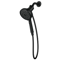 MOEN 220H2EPBL Moen Matte black infinite 5" diameter spray head standard with handshower