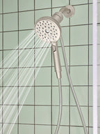 MOEN 220H2SRN  Eight-Function 5" Diameter Spray Head Handshower In Spot Resist Brushed Nickel