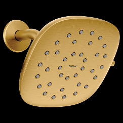 MOEN 220R5BG Verso  Eight-Function 6" Diameter Spray Head Rainshower In Brushed Gold