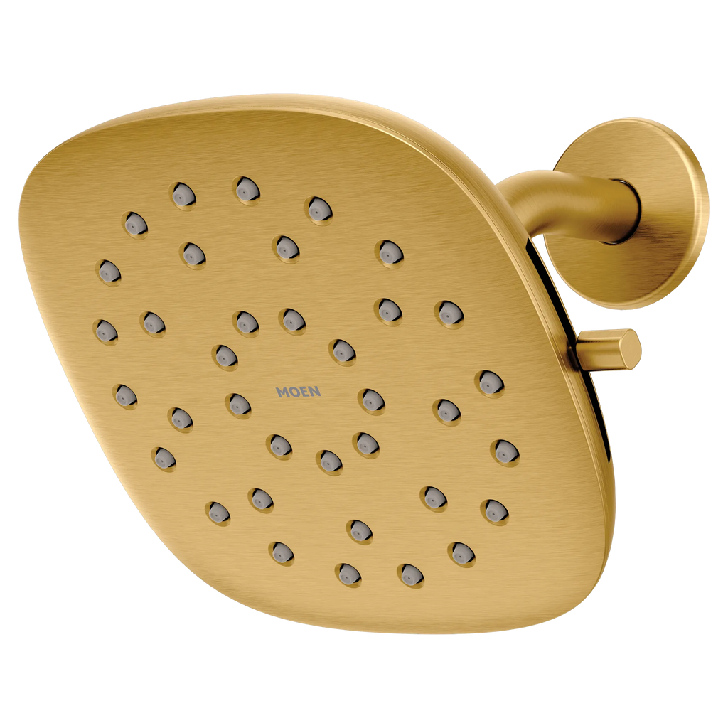 MOEN 220R5BG Verso 7" Rainshower with Infiniti Dial - Brushed Gold