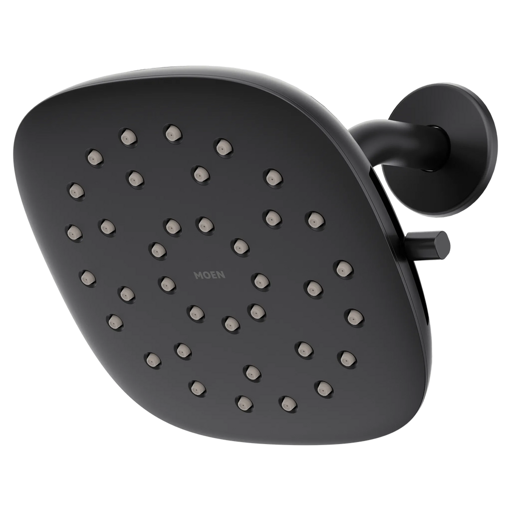 MOEN 220R5EPBL Verso 7" Eco-Performance Rainshower with Infiniti Dial - Matte Black
