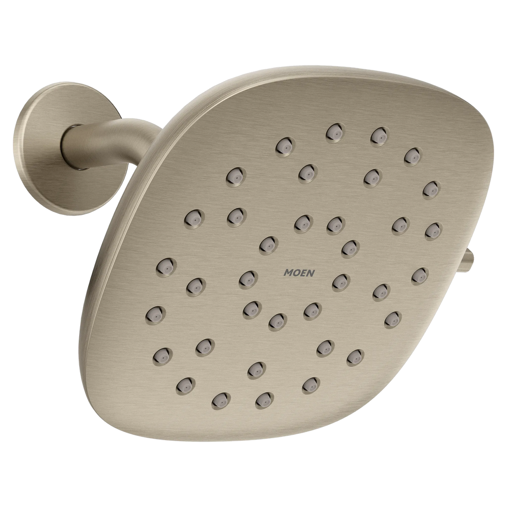 MOEN 220R5EPBN Verso 7" Eco-Performance Rainshower with Infiniti Dial - Brushed Nickel