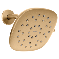 MOEN 220R5EPBZG Verso 7" Eco-Performance Rainshower with Infiniti Dial - Bronzed Gold