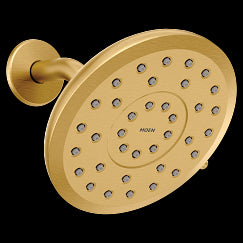 MOEN 220R7BG Verso  Eight-Function 6" Diameter Spray Head Rainshower In Brushed Gold