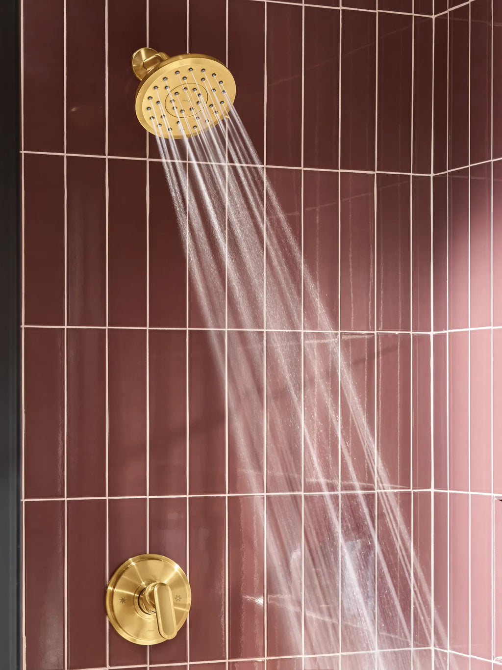 MOEN 220R7BG Verso 7" Rainshower with Infiniti Dial - Brushed Gold