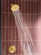 MOEN 220R7BG Verso 7" Rainshower with Infiniti Dial - Brushed Gold