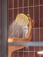 MOEN 220R7BG Verso 7" Rainshower with Infiniti Dial - Brushed Gold