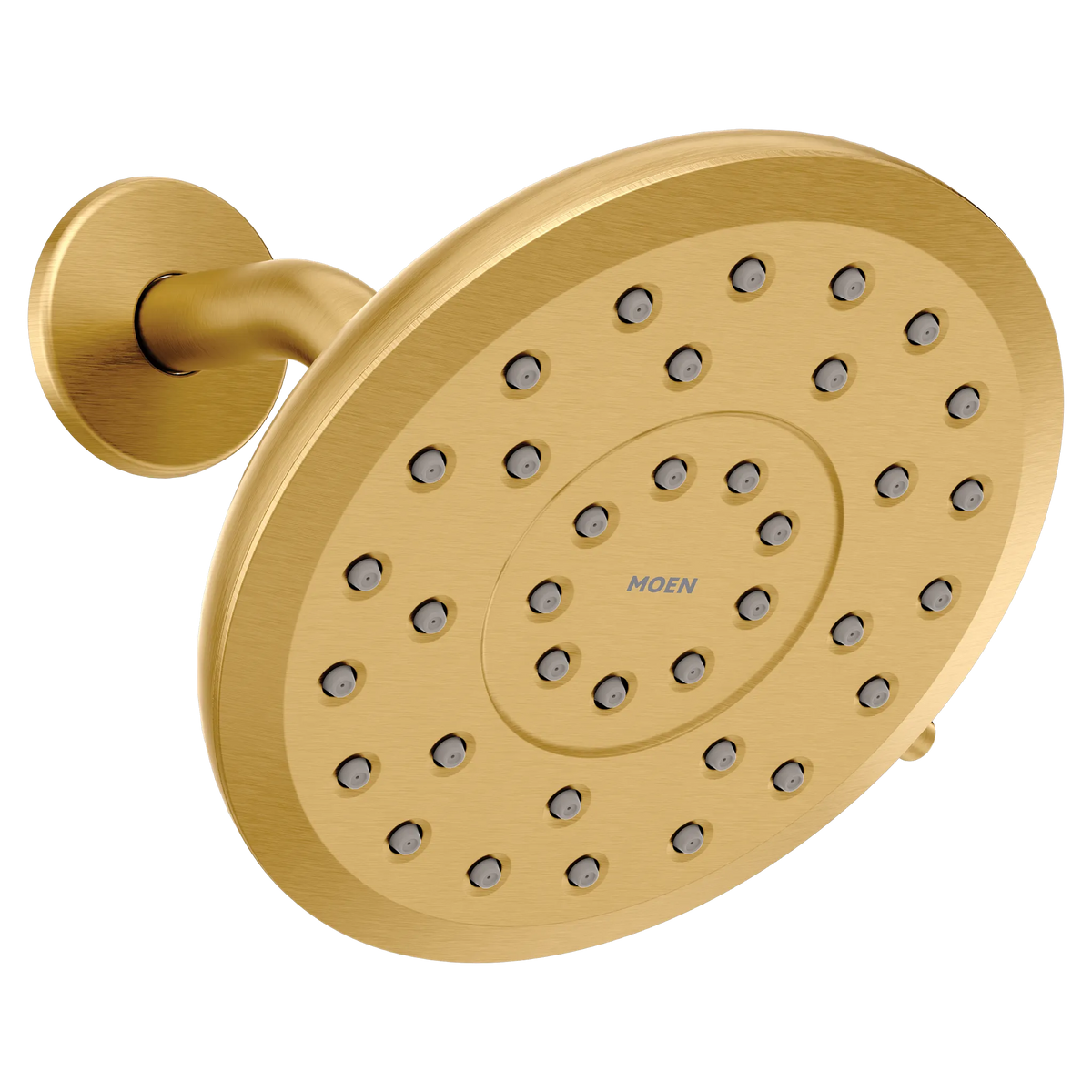 MOEN 220R7EPBG Verso 7" Eco-Performance Rainshower with Infiniti Dial - Brushed Gold