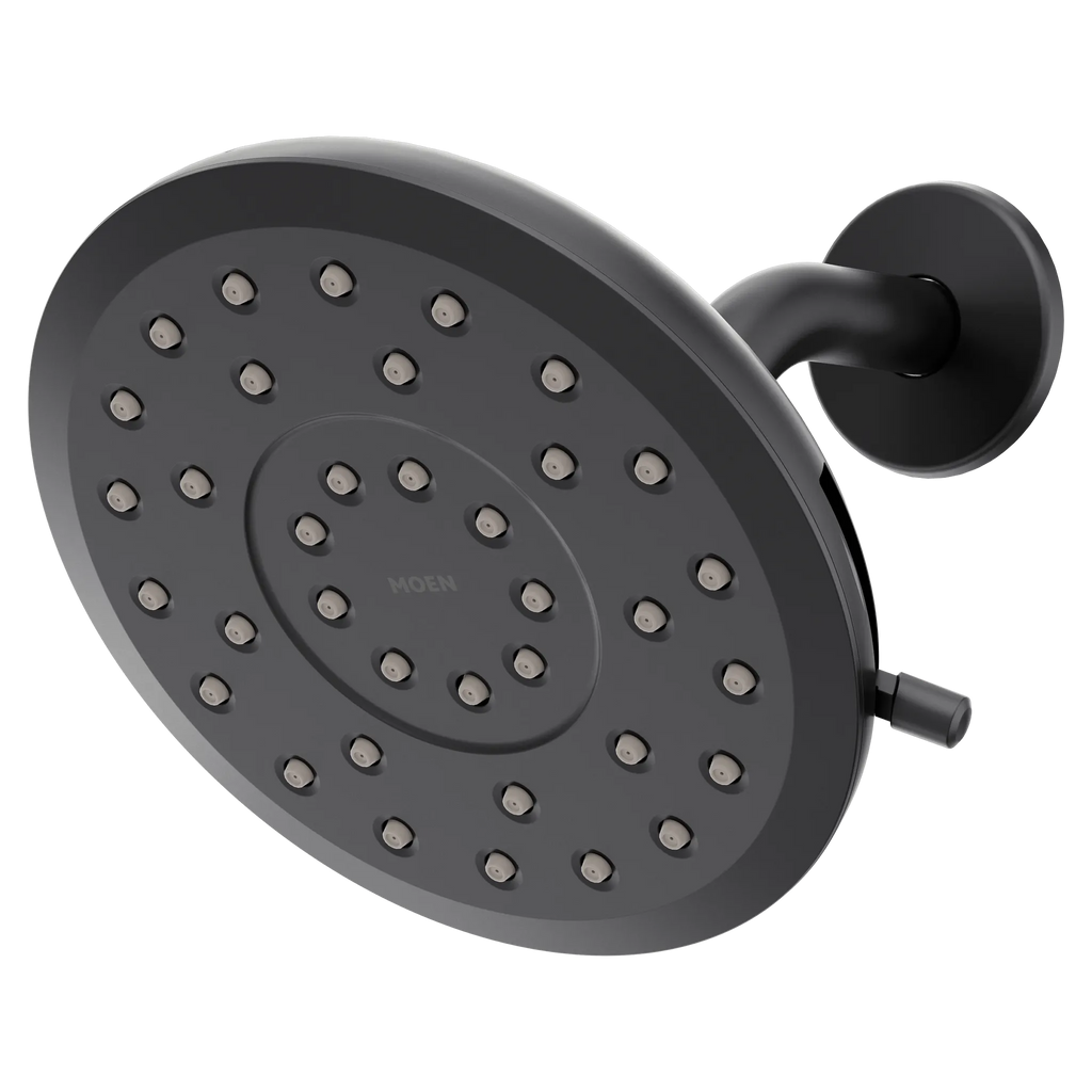 MOEN 220R7BL Verso 7" Rainshower with Infiniti Dial - Matte Black