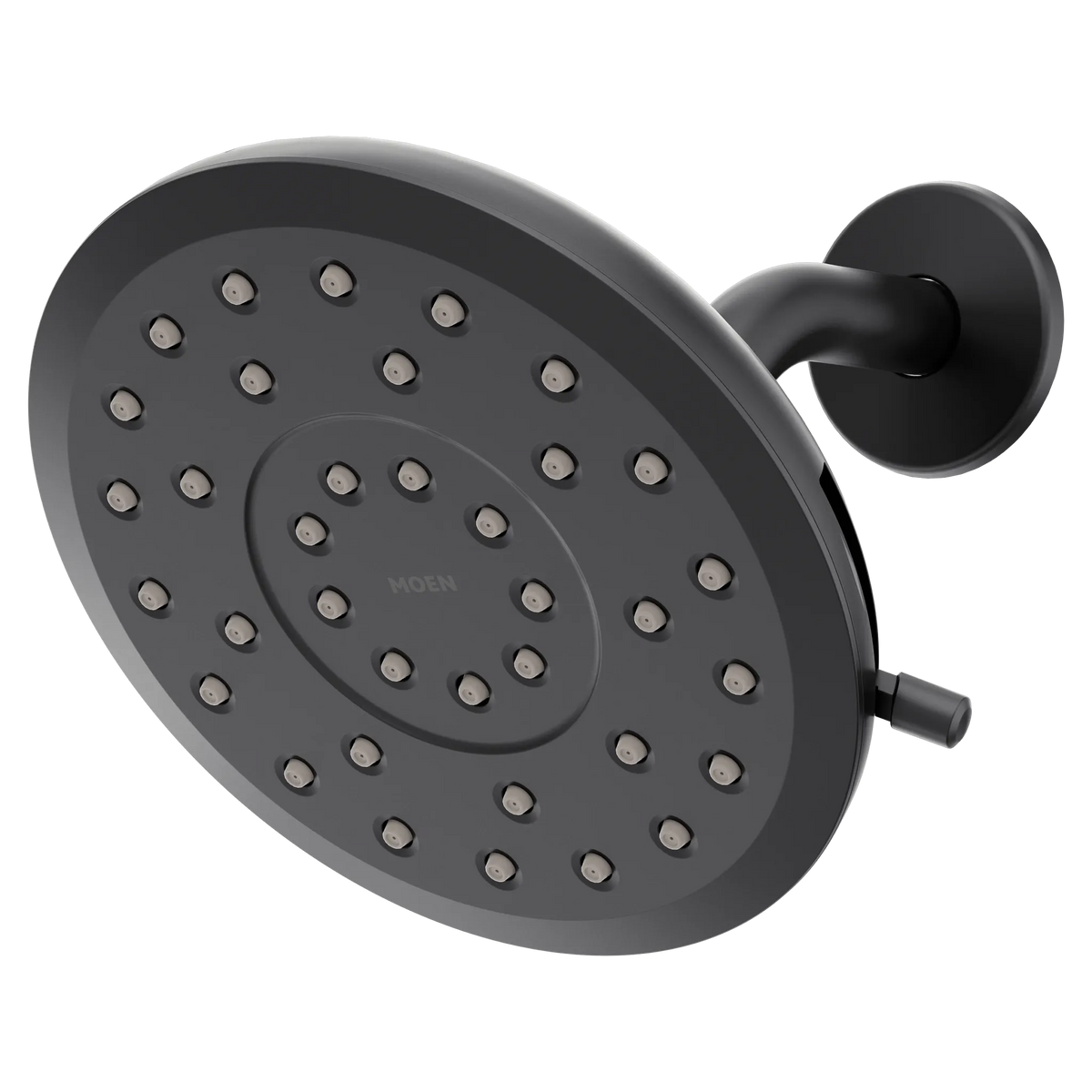 MOEN 220R7BL Verso 7" Rainshower with Infiniti Dial - Matte Black