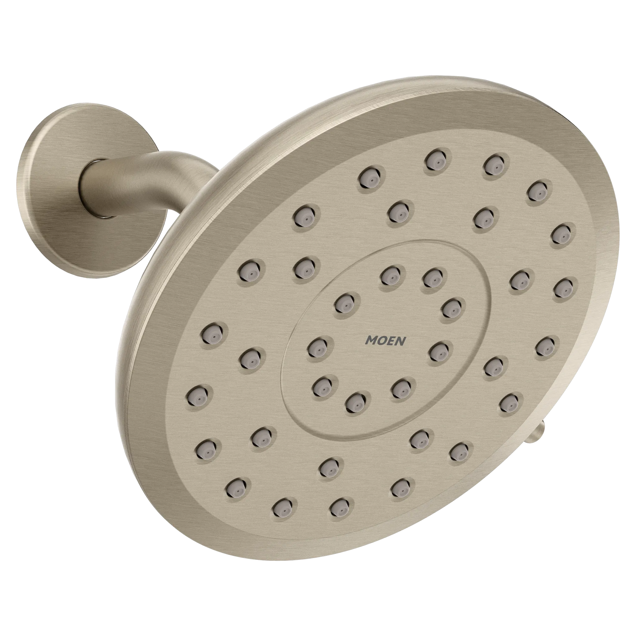 MOEN 220R7EPBN Verso 7" Eco-Performance Rainshower with Infiniti Dial - Brushed Nickel