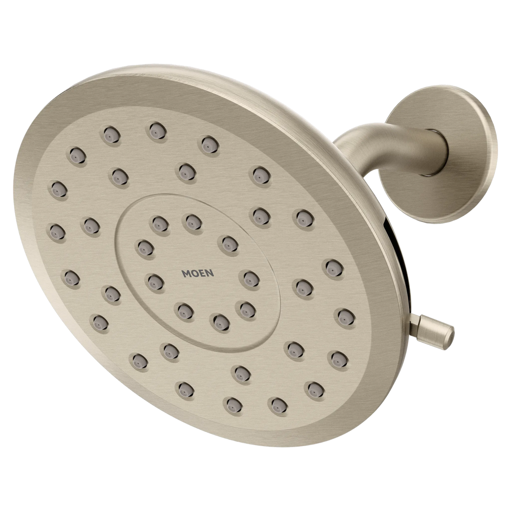 MOEN 220R7BN Verso 7" Rainshower with Infiniti Dial - Brushed Nickel