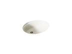 KOHLER K-2210-N-96 Caxton 19-1/4" Oval Undermount Bathroom Sink - Biscuit