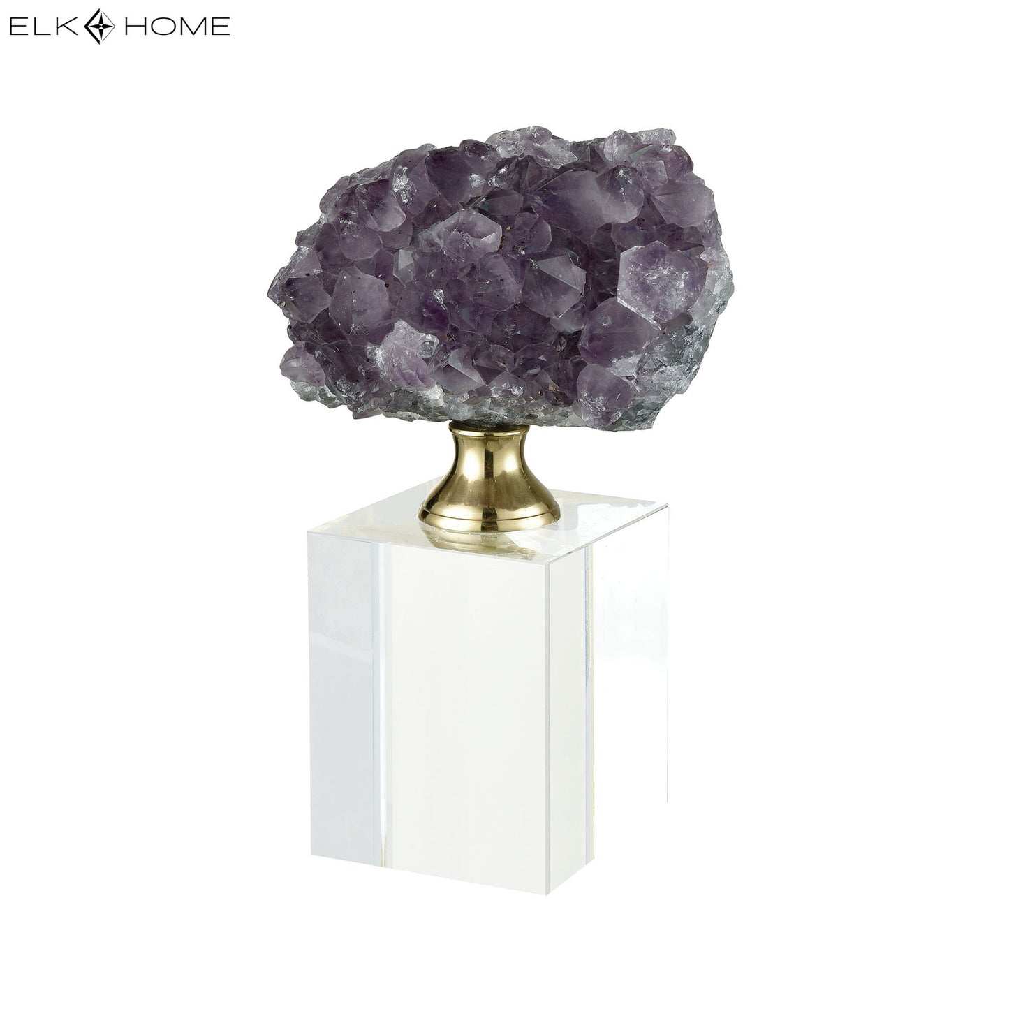 ELK SIGNATURE 2215-1007 Roque Opera Decorative Accessory - Natural Purple Stone