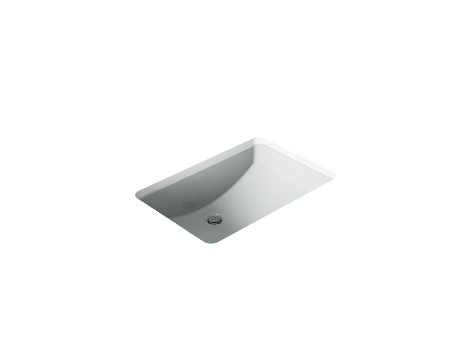KOHLER K-2215-95 Ladena 23-1/4" Rectangular Undermount Bathroom Sink - Ice Grey