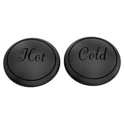 MOEN 221672BL Weymouth Handle Cap Kit In Matte Black