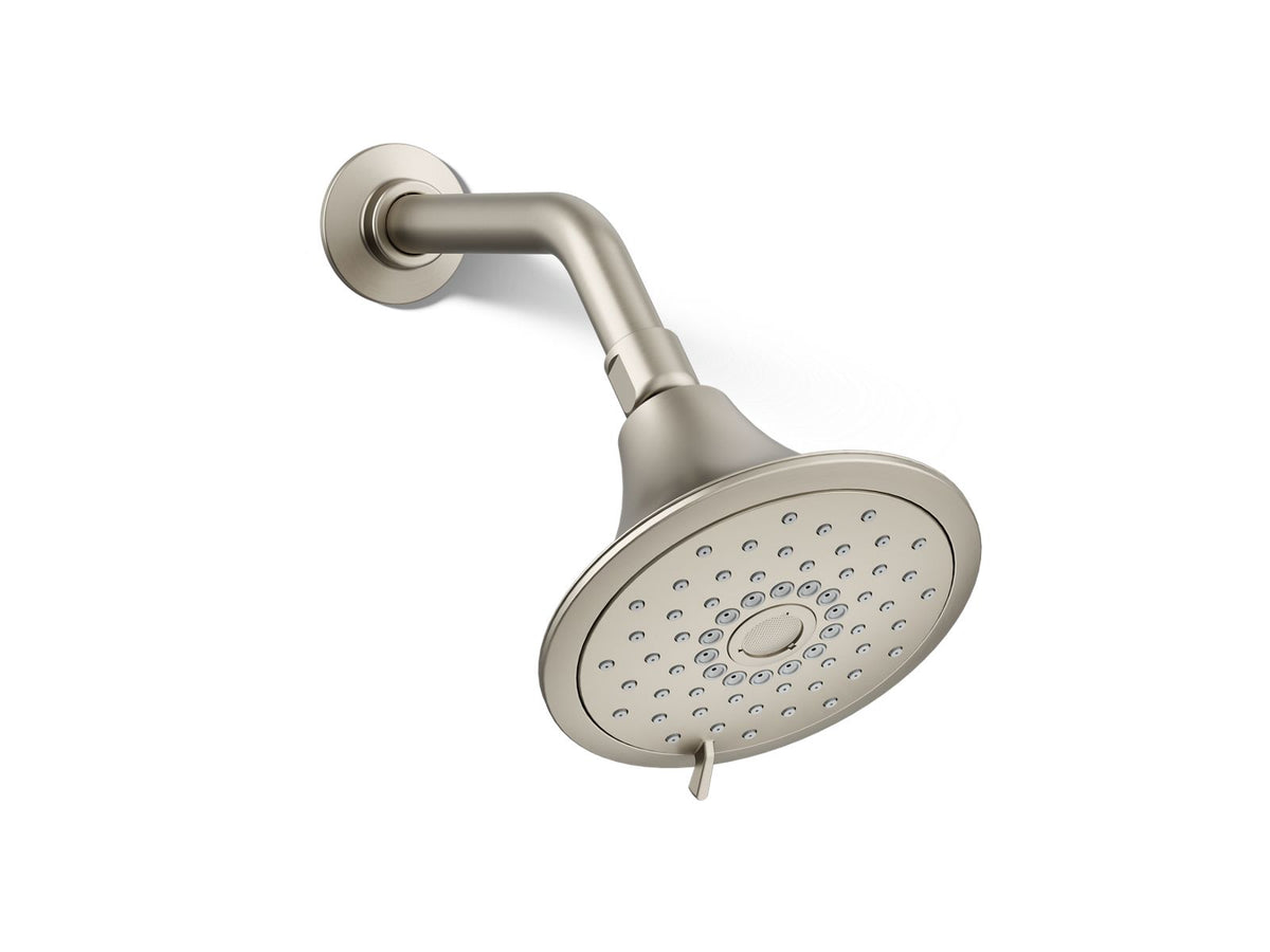 KOHLER K-22169-BN Forte Three-Function Showerhead, 2.5 Gpm - Vibrant Brushed Nickel