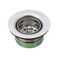 MOEN 22174 Steel Basket Strainer with Drain Assembly 2" - Stainless