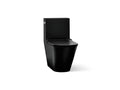KOHLER K-22378-TBH-HB1 Brazn One-Piece Compact Elongated Toilet With Skirted Trapway, Dual-Flush - Honed Black
