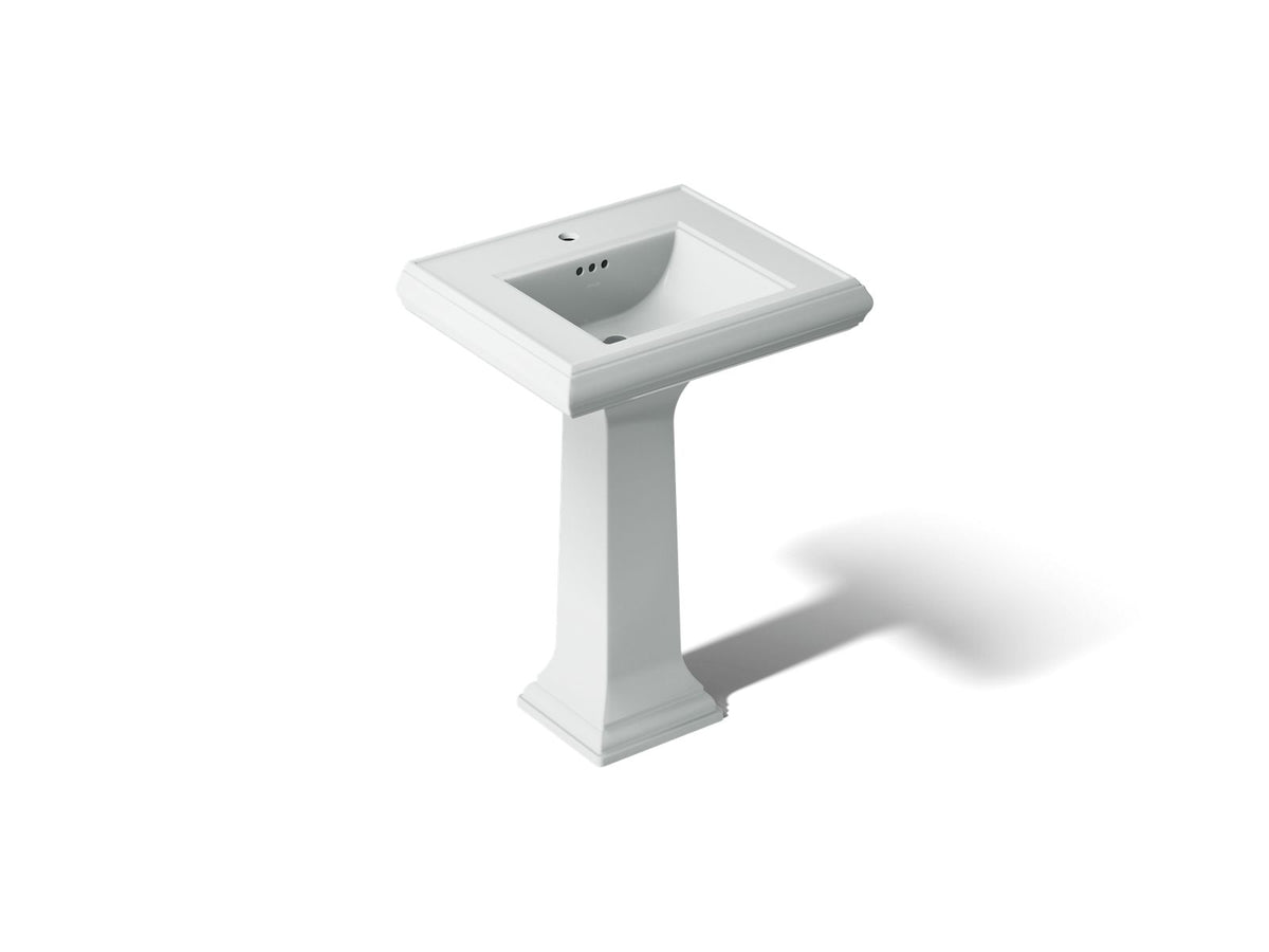 KOHLER K-2238-1-95 Memoirs Classic 24-1/4" Rectangular Pedestal Bathroom Sink - Ice Grey
