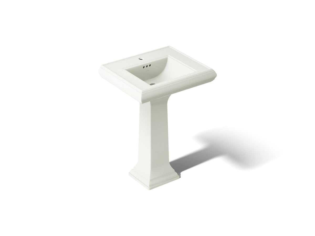 KOHLER K-2238-1-NY Memoirs Classic 24-1/4" Rectangular Pedestal Bathroom Sink - Dune