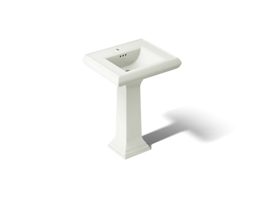 KOHLER K-2238-1-NY Memoirs Classic 24-1/4" rectangular pedestal bathroom sink - Dune