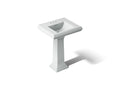 KOHLER K-2238-4-95 Memoirs Classic 24-1/4" Rectangular Pedestal Bathroom Sink - Ice Grey