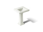 KOHLER K-2238-4-NY Memoirs Classic 24-1/4" Rectangular Pedestal Bathroom Sink - Dune