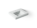 KOHLER K-2239-1-95 Memoirs Pedestal/Console Table Bathroom Sink Basin With Single Faucet-Hole Drilling - Ice Grey