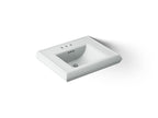KOHLER K-2239-4-95 Memoirs Pedestal/Console Table Bathroom Sink Basin With 4" Centerset Faucet Holes - Ice Grey