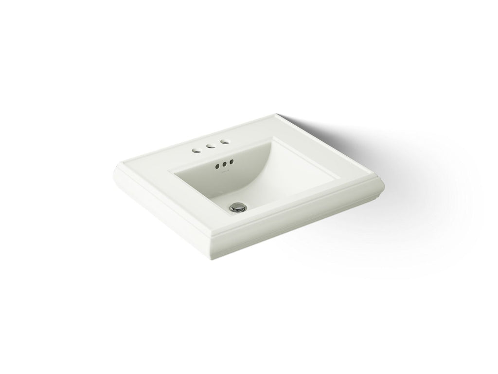 KOHLER K-2239-4-NY Memoirs Pedestal/Console Table Bathroom Sink Basin With 4" Centerset Faucet Holes - Dune